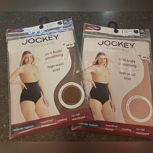 Jockey Beige High-Waist Smoothing Brief Pack